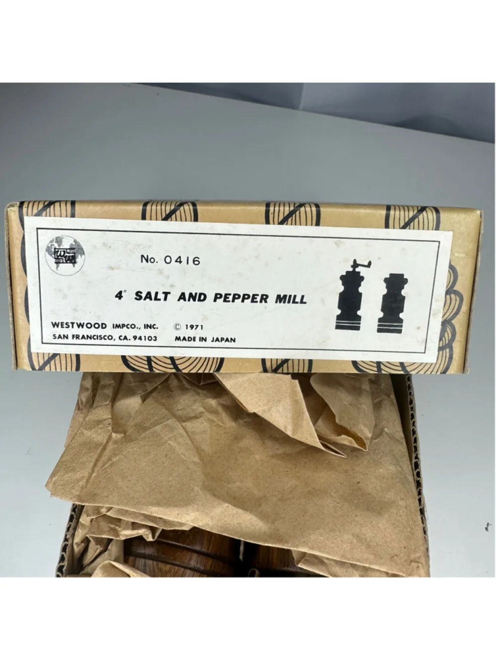 Vintage New In Box NIB Westwood Impco Brown & Silver 4